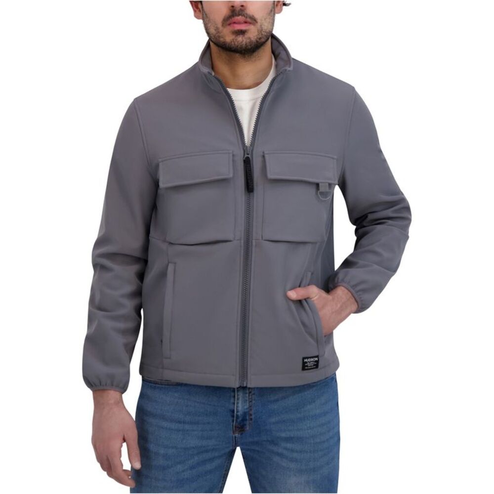 Hudson Mens Soft Shell Utility Jacket, NWT